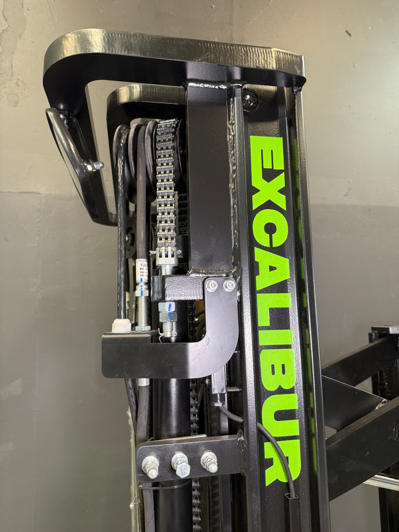 Excalibur S15 1.5 Tonne Electric Ride on Reach Stacker