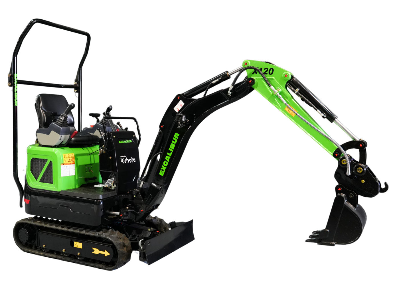 Excalibur Machinery 1.2 Tonne Excavator with Kubota D782 Engine, designed for performance and reliability on Australian worksites.