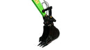 Excalibur 1.8 Tonne Excavator bucket attachment designed for precision digging on tough worksites.