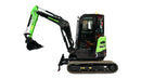 Excalibur Machinery 3.8 Tonne Excavator with Kubota engine, perfect for tight job sites and heavy-duty projects.