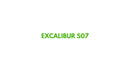 Excalibur S07 logo in green text, representing the brand of electric pallet jacks and machinery.
