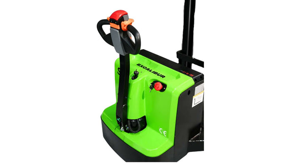 Excalibur 1 Tonne Electric Pallet Jack control panel, designed for efficient and reliable material handling operations.