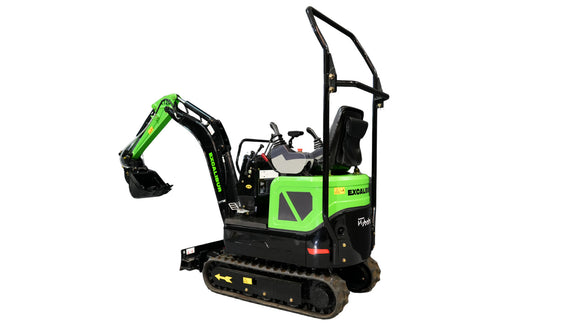 1.2 Tonne Excavator by Excalibur Machinery, compact, powered by Kubota D782 engine, suitable for Australian worksites.