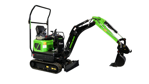 Excalibur Machinery 1.2 Tonne Excavator featuring Kubota D782 Engine, compact and efficient for Australian construction sites.