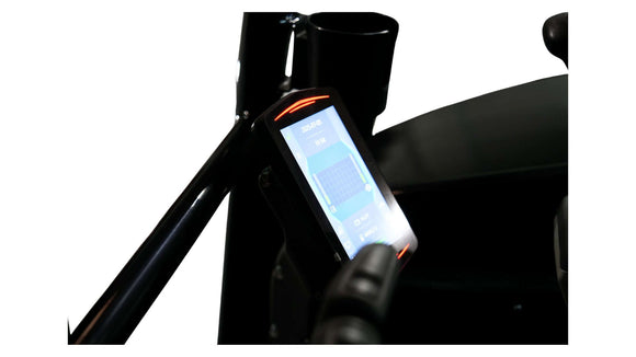 Close-up of the control panel of the Excalibur 1.8 Tonne Excavator showcasing advanced display features.