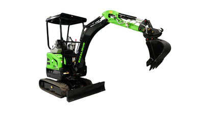 Excalibur Machinery 1.8 Tonne Excavator showcasing heavy-duty performance in a compact design for Australian worksites.