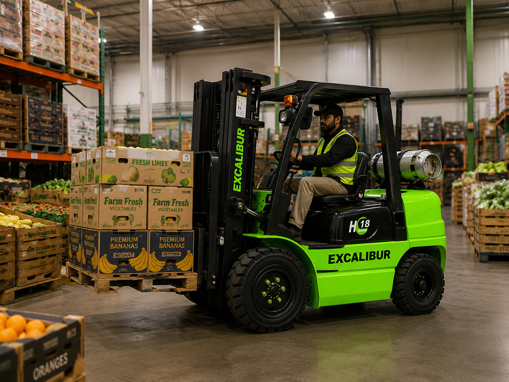 Excalibur Machinery LPG Forklifts K25F and K35F series