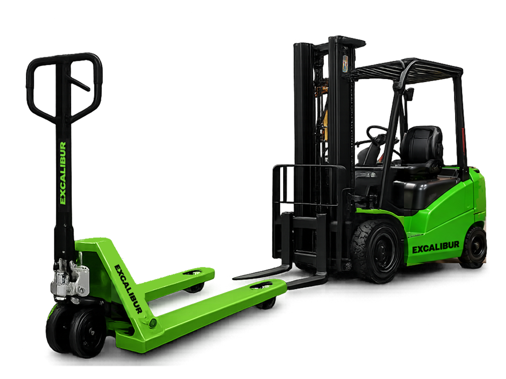 Excalibur Machinery EOFY 2026 Buy Forklift get a free pallet jack deal