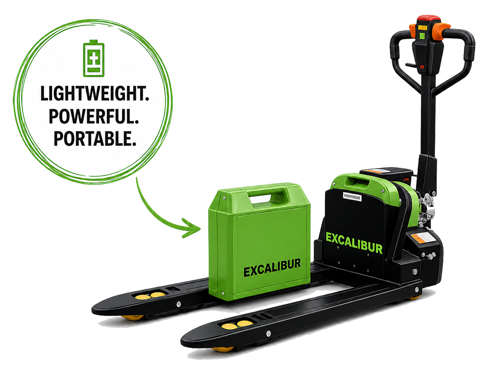Excalibur Machinery Portable Lithium Battery Benefits