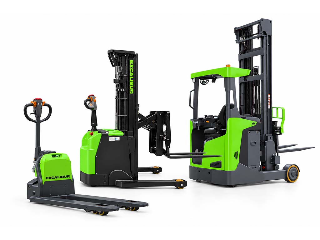 Excalibur Machinery material handling equipment range